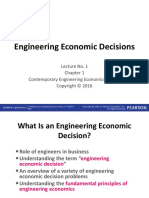 Lecture No01 - Engineering Economic Decisions