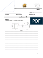 Assignment 3 Series and Parallel Circuits