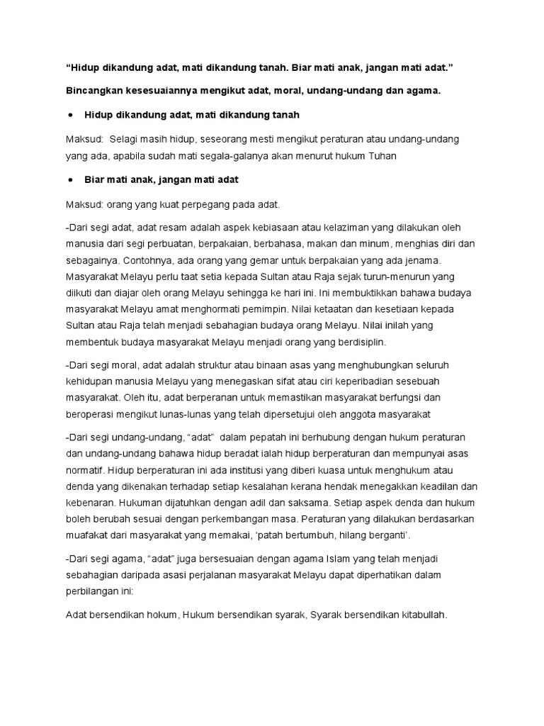 Hidup Dikandung Adat  PDF