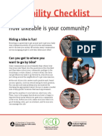 Bikeability Checklist PDF