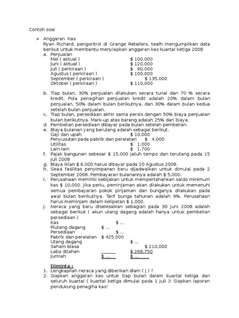 10+ Contoh soal manajemen kas ideas in 2021 