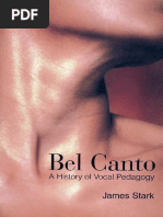 James Stark-Bel Canto - A History of Vocal Pedagogy-University of Toronto Press, Scholarly Publishing Division (1999)