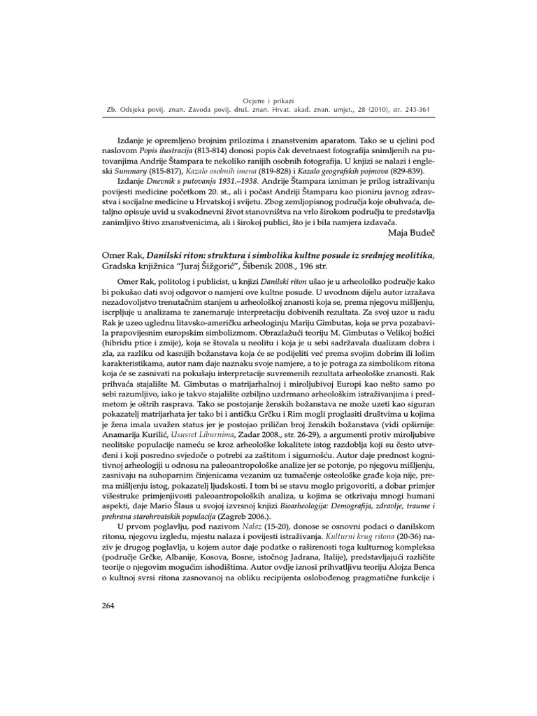 Omer Rak Danilski Riton Struktura I Simb PDF | PDF | Teaching Methods ...