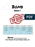bomb week 1 packet