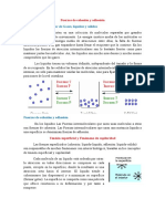 Fuerzas de Cohesión y Adhesión