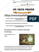 Scriptures for Comfort During Grieving _ HopeFaithPrayer