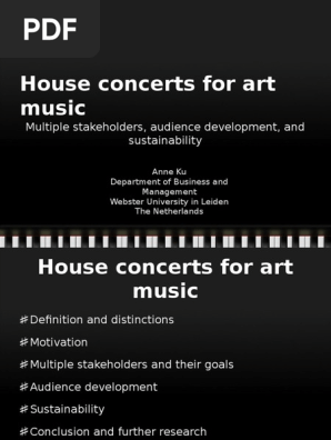House concerts for art music by Anne Ku