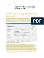 Modelo Excel VBA Cadastro