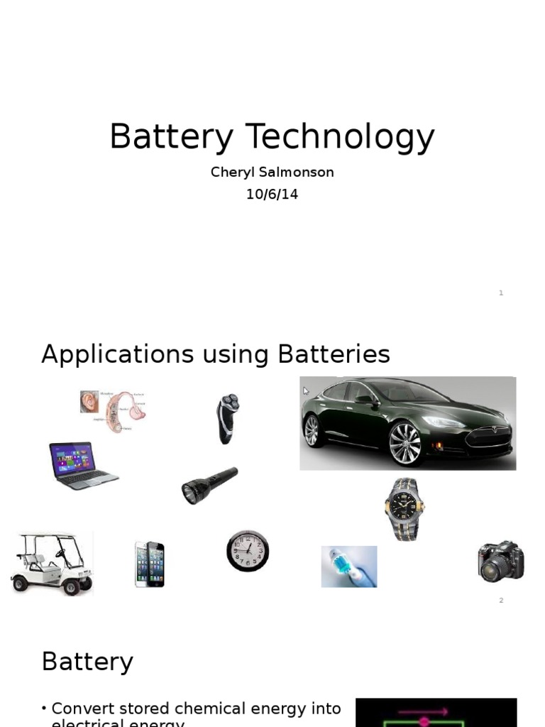 presentation on batteries