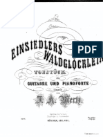 Einsiedlers Waldglocklein Guitarra y Piano