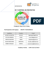 Control Calidad Proyecto Gerencia