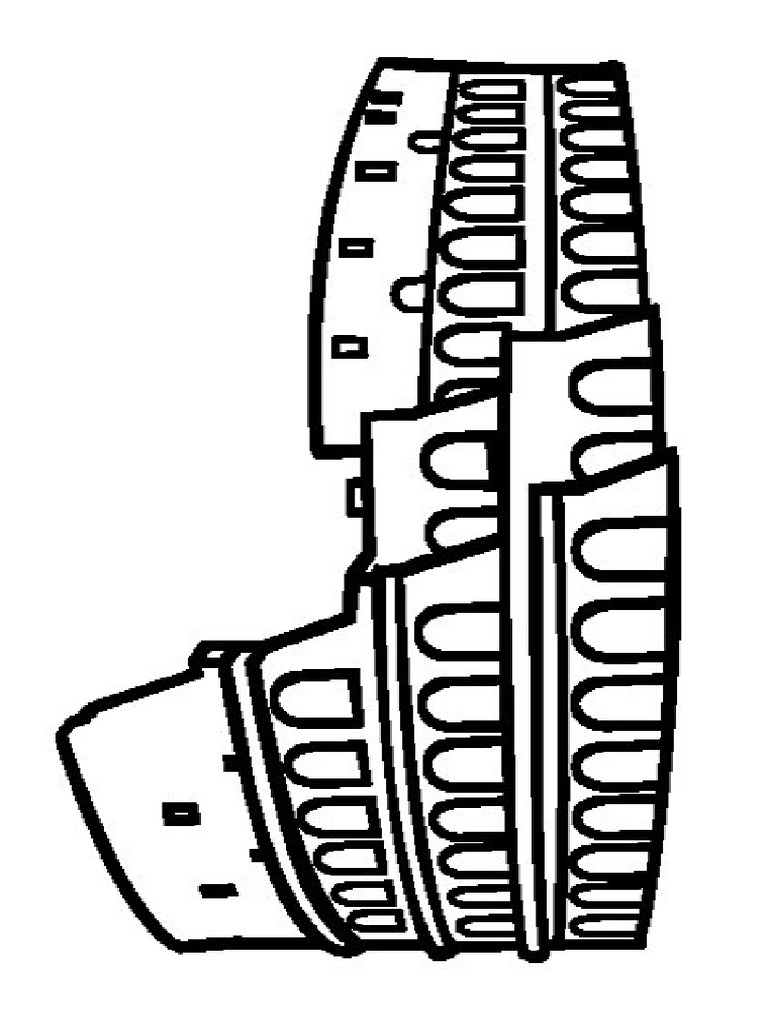 Coliseo Romano Para Colorear