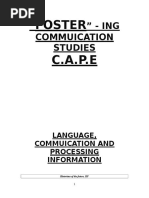 Communication Studies Guildeline Studys