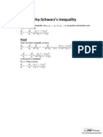 Cauchy Schwarz's Inequality
