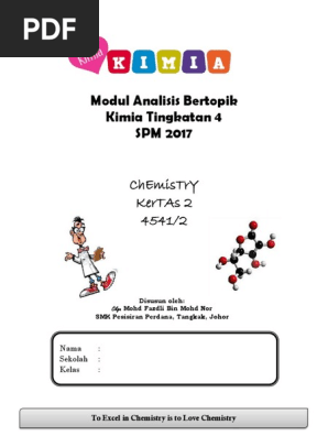 Modul Analisis Bertopik Kimia Tingkatan 4 2017 Pdf