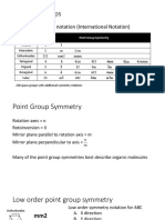 Point Group Symmetry