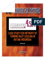 Case Study For Retrofit of Turbine Inlet Cooling in Batam Indonesia
