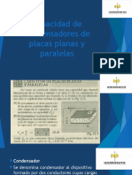 Capacidad de Condensadores de Placas Planas y Paralelas