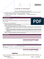 Comunicacion Salida Extranjero PDF