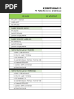 Kebutuhan Implementasi FSO - Mobile AP2T