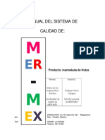 Manual de Calidad MERMEX