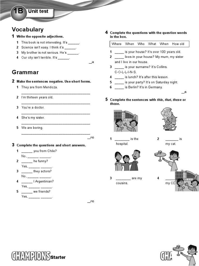 Starter Unit Test Overview | PDF | Linguistics | Communication