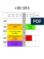 Jadual Sem 8