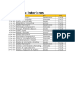 Horarios  