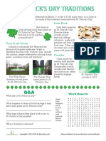 St. Patrick's Traditions PDF