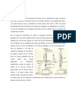 Cemento - Consistencia