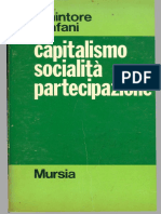 Fanfani, Amintore - Capitalismo Socialitá Partecipazione