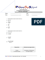 Name: - Date: - Class: - Score