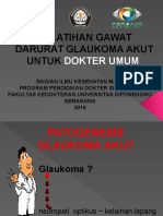 PP Patogenesis Glaukoma Akut (Pelatihan Gawat Darurat Glaukoma Akut Untuk Dokter Umum)