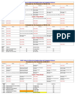 Updated Time Table W.E.F 18 Sep 2012