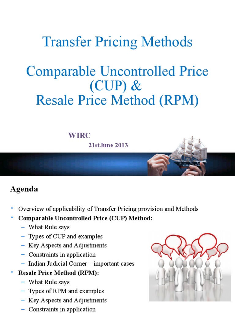 Transfer Pricing Methods Microeconomics Economics