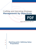 Management by Objectives: Crafting and Executing Strategy