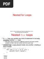 Lecture 10 Nested For