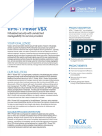 Vsx Service Provider Datasheet