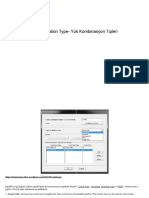 Sap2000 Kombi̇nasyon Ti̇pleri̇ PDF