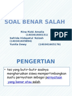 Ppt-Soal Benar Salah