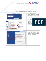 Panduan Setting IP Komputer