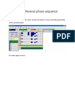 Influence of Reverse Phase Sequence