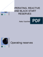 Operating Reserves