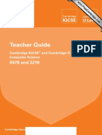 0478 2210 Computer Science Teacher Guide 2014