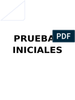 PRUEBAS INICIALES