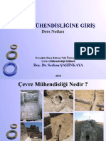 Cevre Muhendisligine Giris Ders Notlari