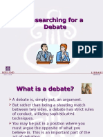Research Debate 2010 2-1-10