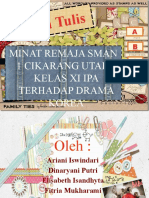 Karya Tulis Bahasa Indonesia - Pengaruh Drama Korea TRHDP Remaja
