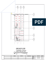 A B C D: Ground Floor Lighting Layout