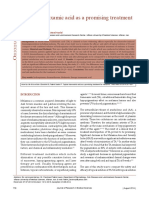 Tropical Tranexamic Acid As A Promising Treatment of Melasma 1